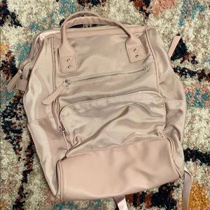 Blush pink backpack